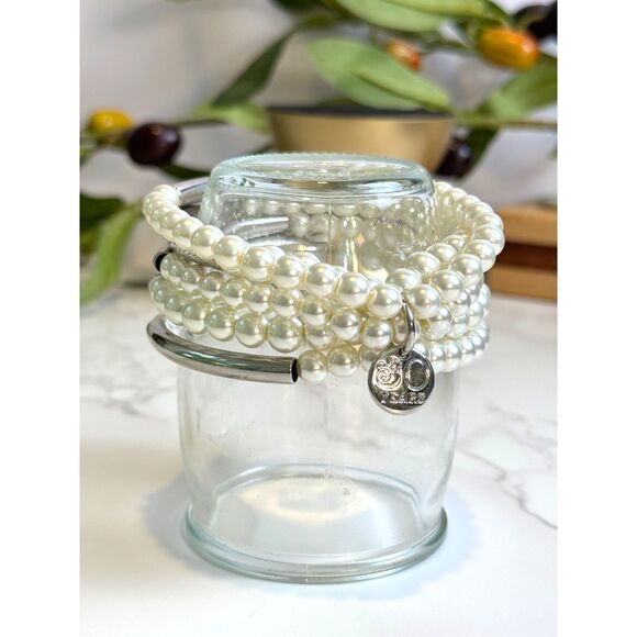 Chicos Faux Pearl 30th Year Bracelet - Picture 2 of 5